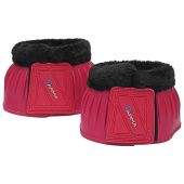 Fleece Rubber Bell Boots Pink Fleece Rubber Bell Boots Pink