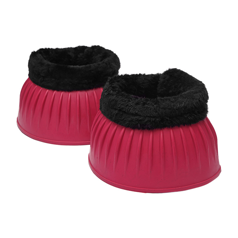 Fleece Rubber Bell Boots Pink