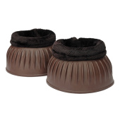 Fleece Rubber Bell Boots Brown Fleece Rubber Bell Boots Brown