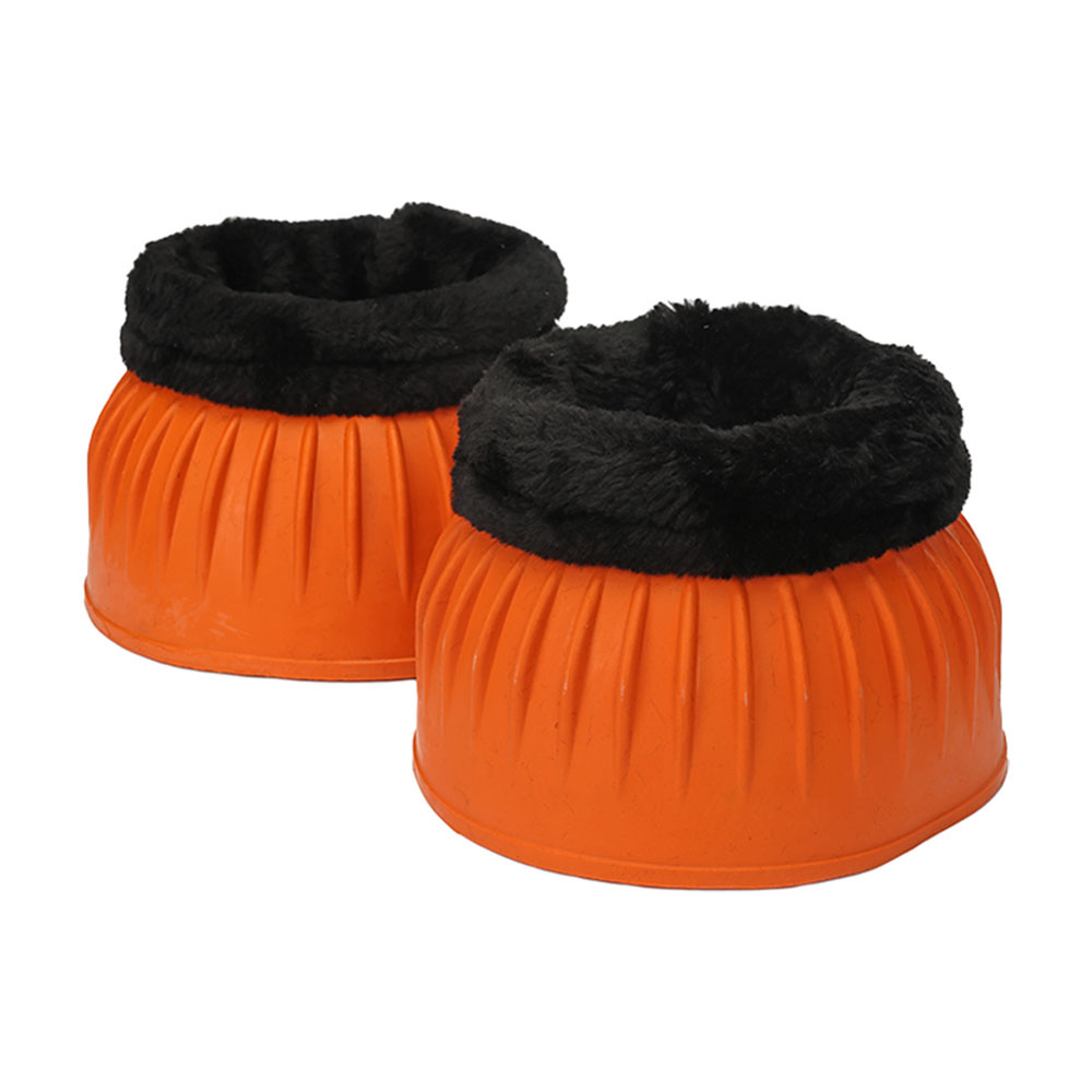 Fleece Rubber Bell Boots Orange
