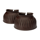 Fleece Rubber Bell Boots Brown Fleece Rubber Bell Boots Brown