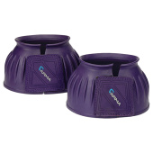 Fleece Rubber Bell Boots Purple Fleece Rubber Bell Boots Purple