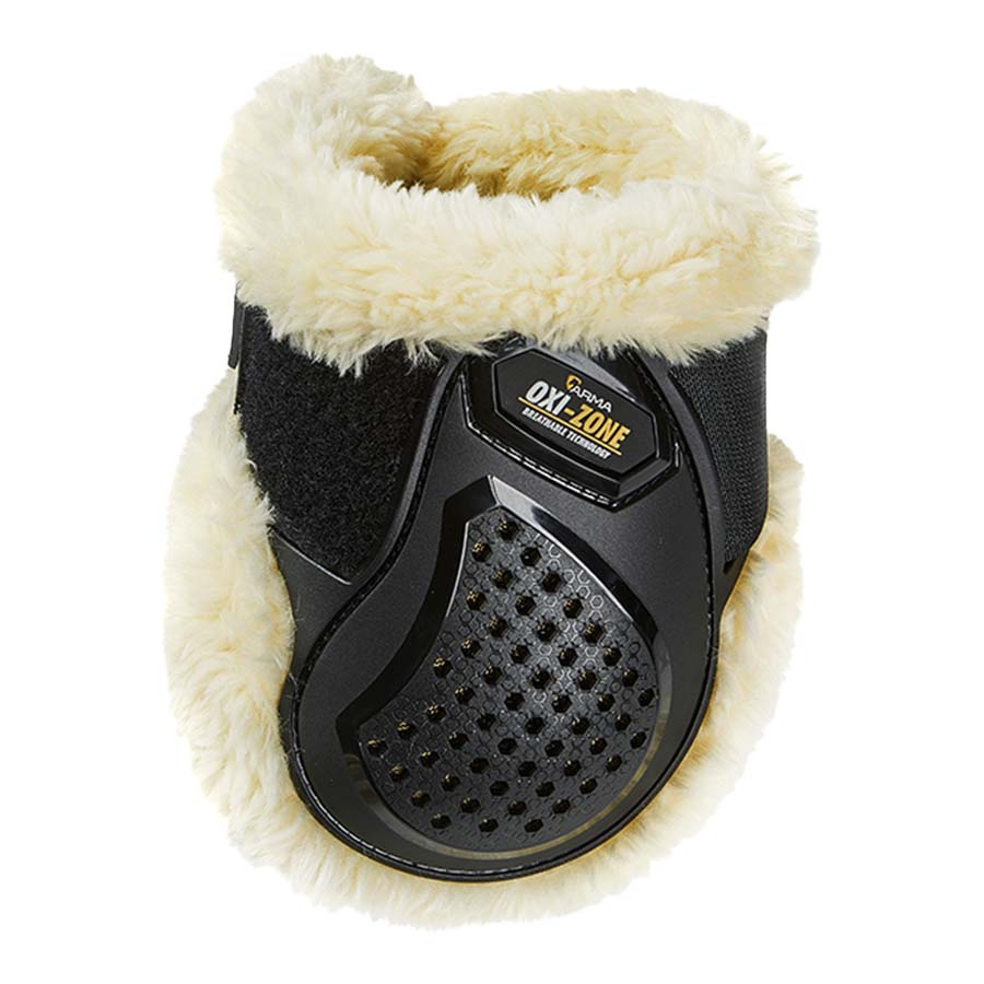 Fetlock Boots Oxi-Zone Air Motion SupaFleece Black/Natural