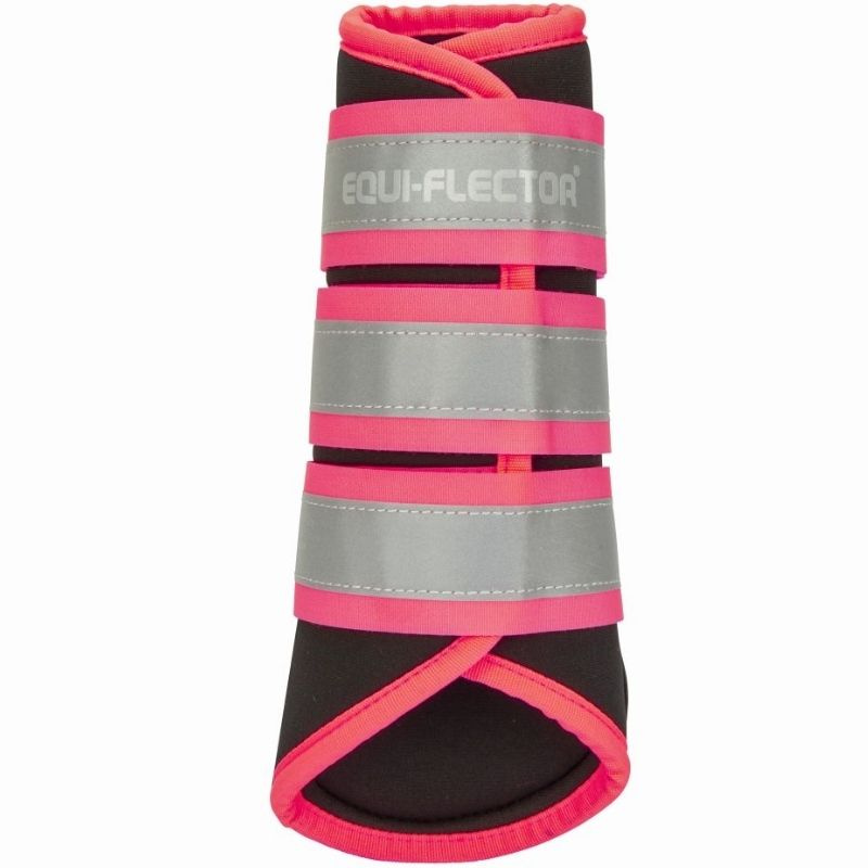 Brushing Boots Equi-Flector Black/Pink