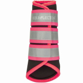 Brushing Boots Equi-Flector Black/Pink Brushing Boots Equi-Flector Black/Pink