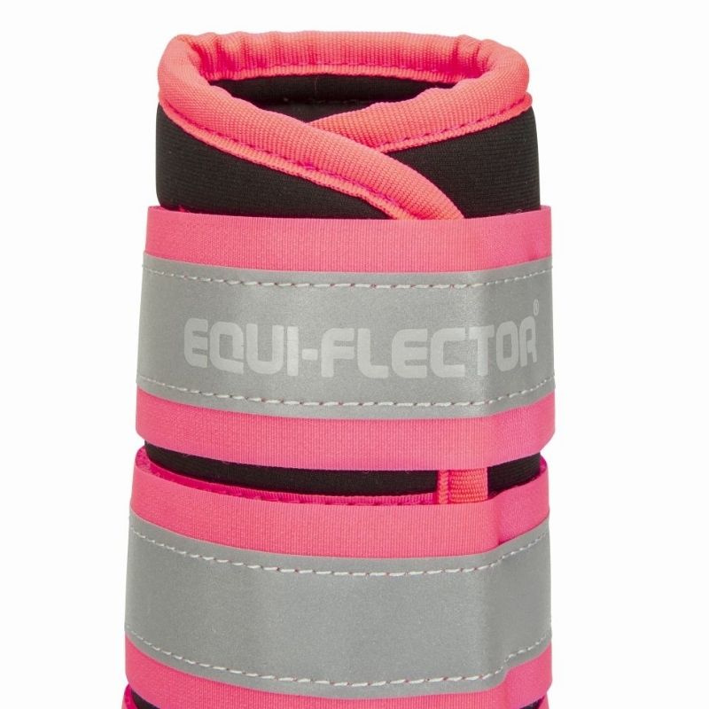 Brushing Boots Equi-Flector Black/Pink