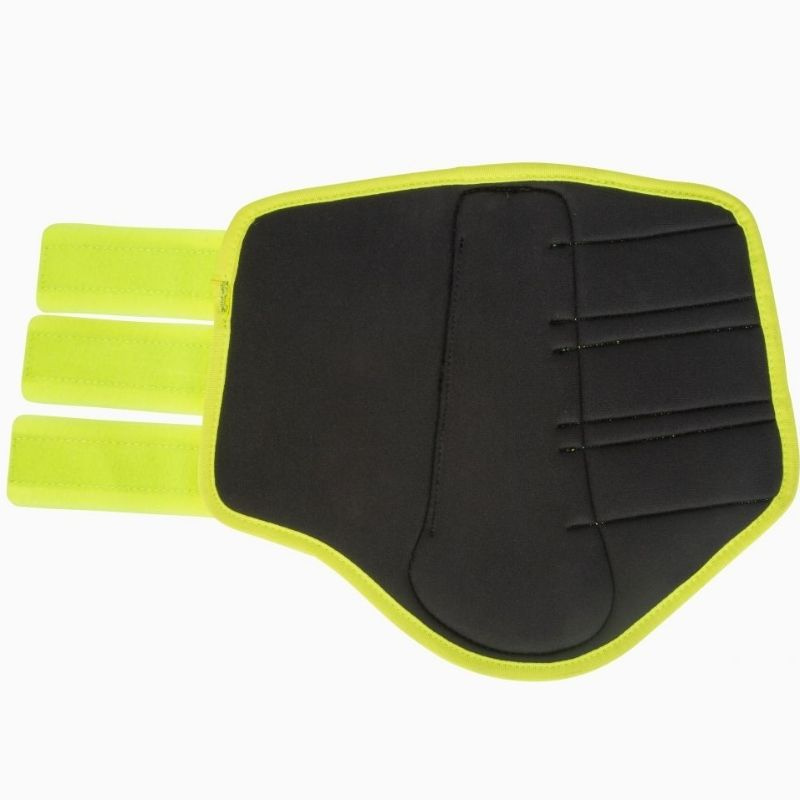 Brushing Boots Equi-Flector Black/Yellow