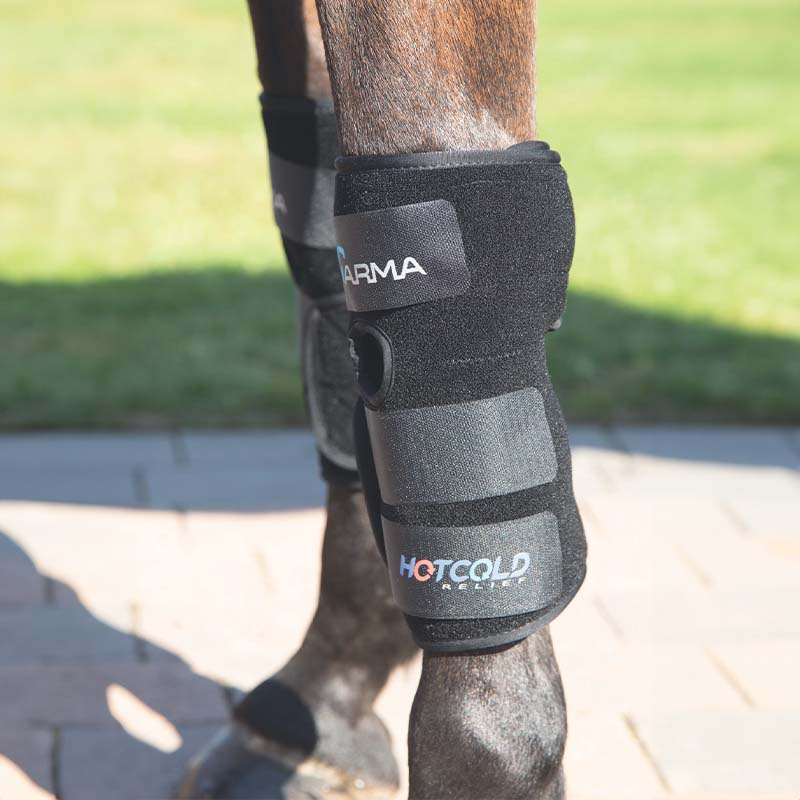 Leg Protection Joint Hot/Cold Relief Black