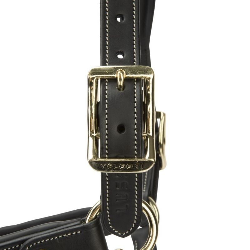 Leather Halter LUSSO Lorca Black