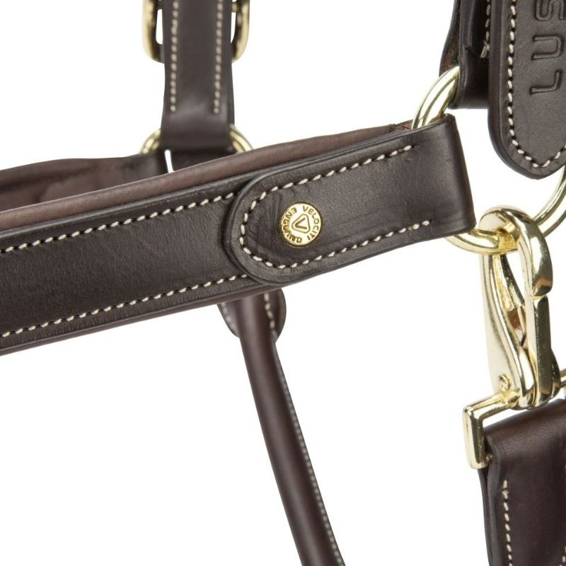 Leather Halter LUSSO Lorca Brown
