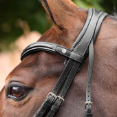 Bridle Wide Noseband LUSSO Opus 180M Black Bridle Wide Noseband LUSSO Opus 180M Black
