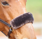 Fleece Noseband Brown Fleece Noseband Brown