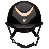 Riding Helmet Alina Ellipse Glossy Black/Rose Gold Riding Helmet Alina Ellipse Glossy Black/Rose Gold