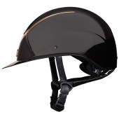 Riding Helmet Alina Ellipse Glossy Black/Rose Gold Riding Helmet Alina Ellipse Glossy Black/Rose Gold