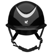 Riding Helmet Alina Ellipse Glossy Black/Gun Metal Riding Helmet Alina Ellipse Glossy Black/Gun Metal