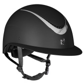 Riding Helmet Elisa Ellipse Matte Black/Silver Riding Helmet Elisa Ellipse Matte Black/Silver