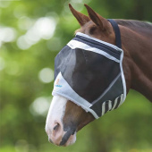 Fly Mask without Ears Black/Gray