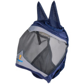 Fly Mask Fine Mesh with Ears Navy Blue Fly Mask Fine Mesh with Ears Navy Blue