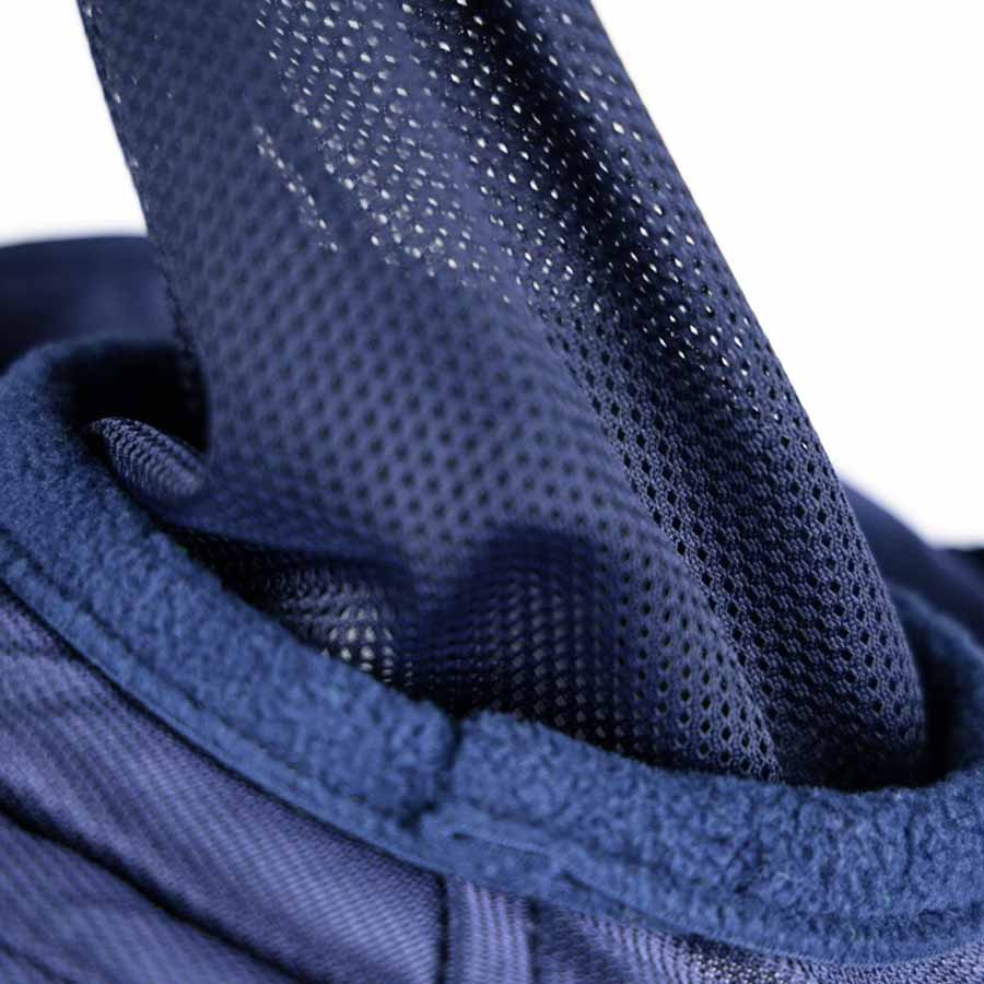 Fly Mask Fine Mesh with Ears & Nose Fringe Navy Blue