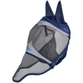 Fly Mask Fine Mesh with Ears & Nose Navy Blue Fly Mask Fine Mesh with Ears & Nose Navy Blue
