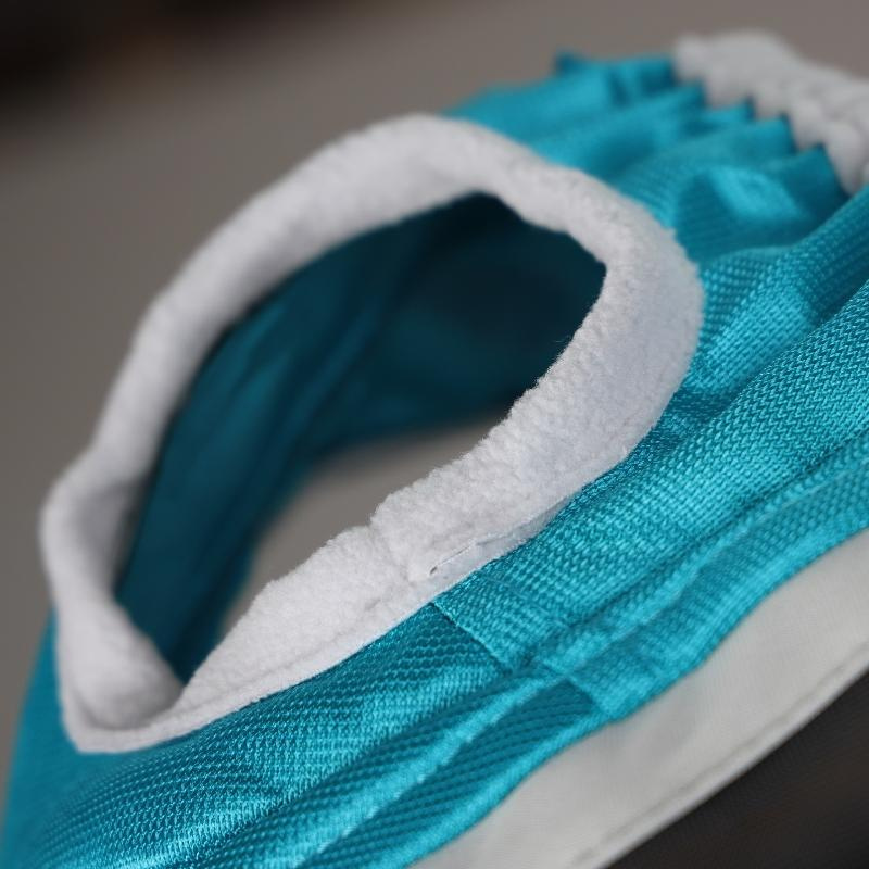 Fly mask without Ears with Nose Fine Mesh Teal