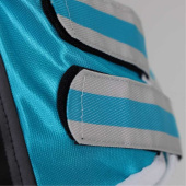 Fly mask without Ears with Nose Fine Mesh Teal Fly mask without Ears with Nose Fine Mesh Teal