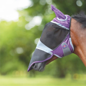 Fly Mask with Ears & Nose Purple Fly Mask with Ears & Nose Purple