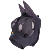 Stretch Fly Mask with Ears Black Stretch Fly Mask with Ears Black
