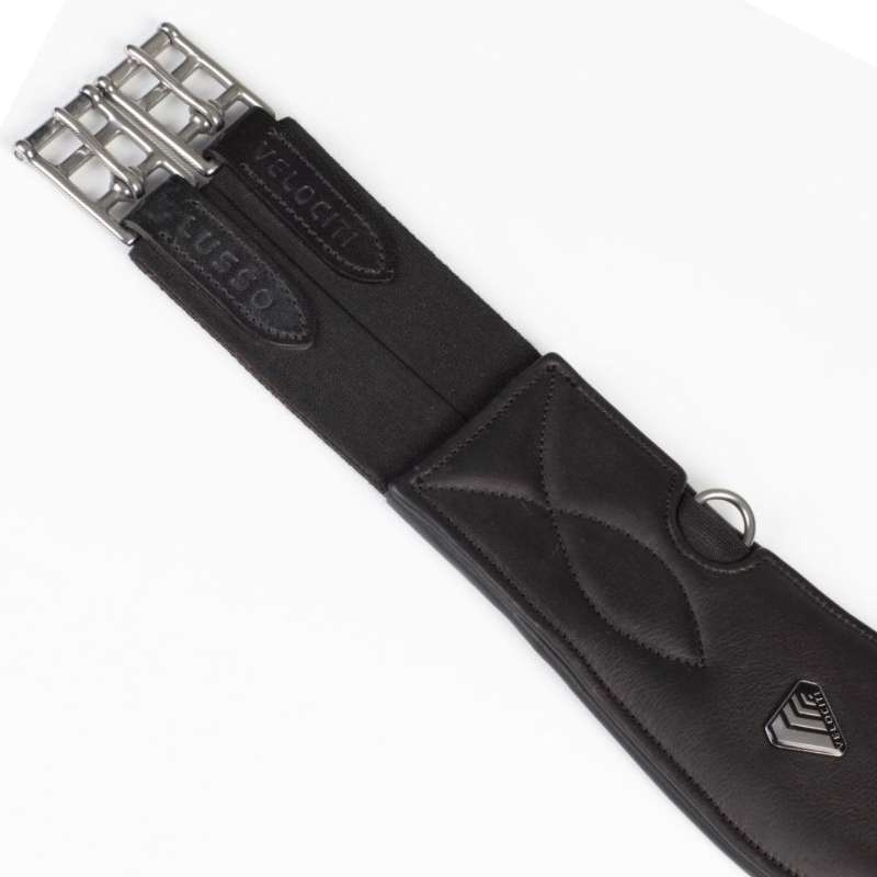 Anatomical Girth LUSSO Elastic Black