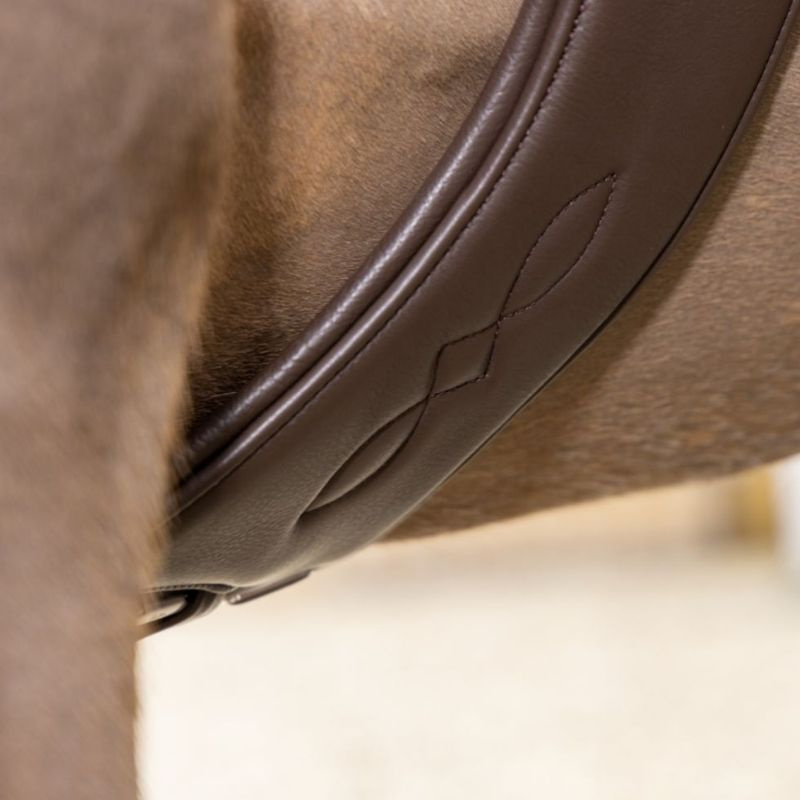 Anatomical Girth LUSSO Elastic Brown