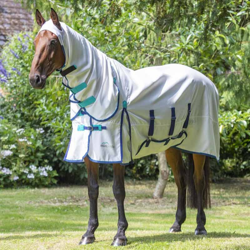 Eczema & Fly Rug Highlander Plus White