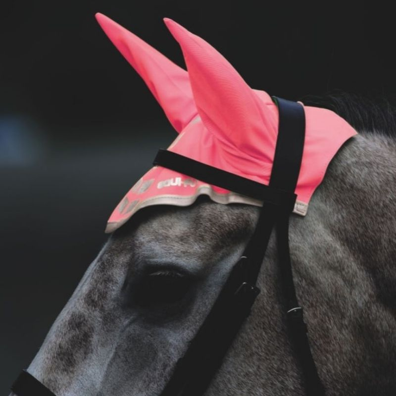 Ear Bonnet Reflective Pink