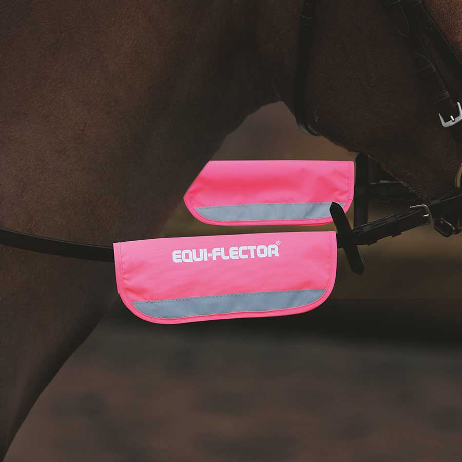 Rein Reflectors Pink