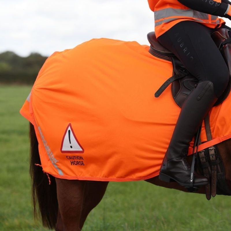 Quarter Rug Mesh Reflective Orange