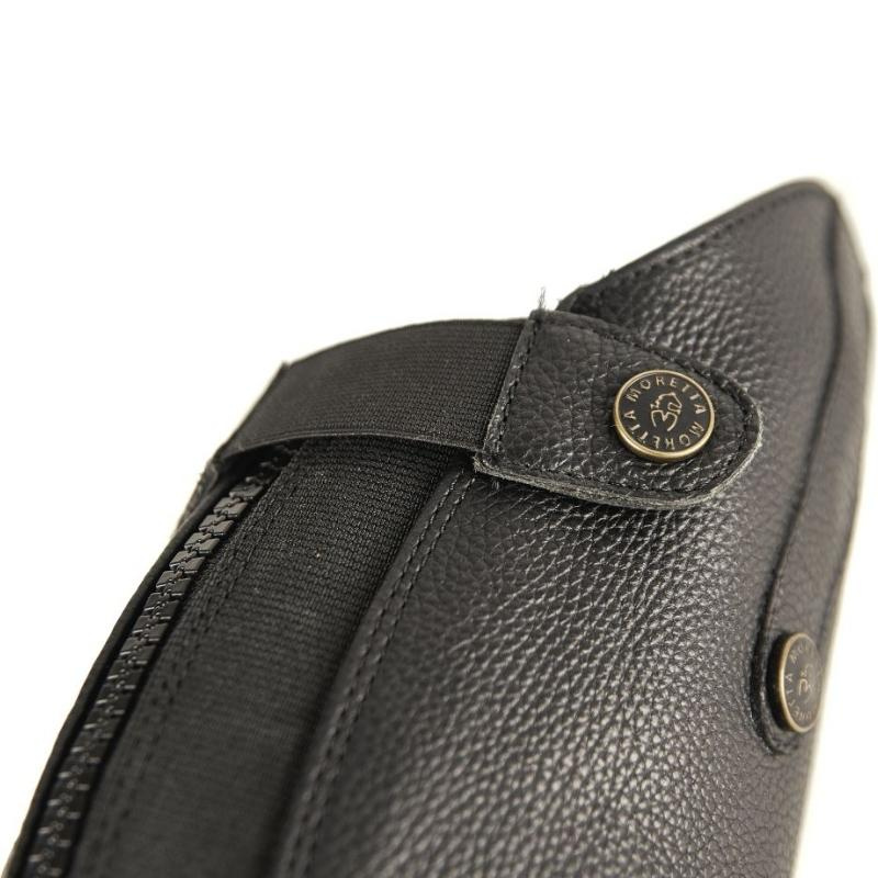 Short Chaps Leather Black