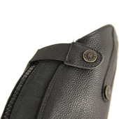 Short Chaps Leather Black Short Chaps Leather Black