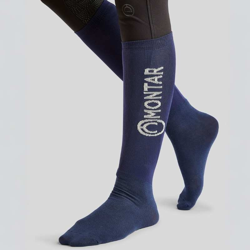 Riding Socks Nylon 3-pack Navy Blue