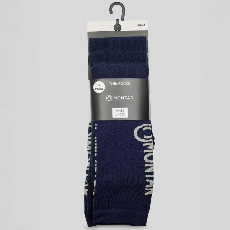 Riding Socks Nylon 3-pack Navy Blue