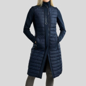 Riding Coat Emma Long Softshell Hybrid Navy Blue Riding Coat Emma Long Softshell Hybrid Navy Blue
