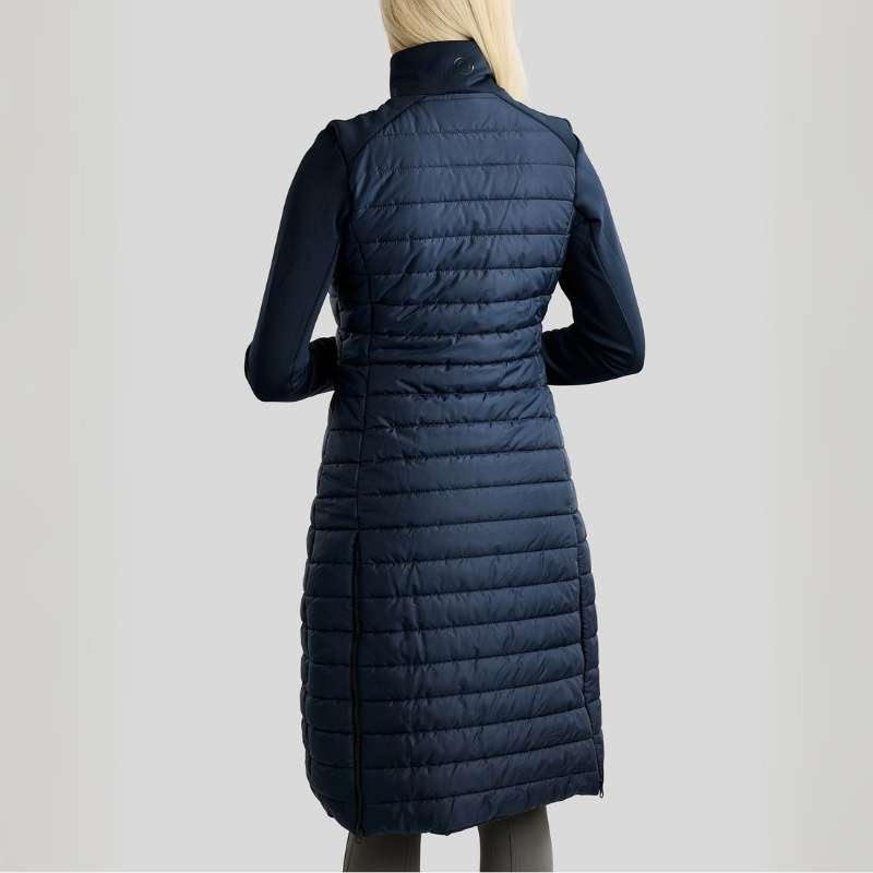Riding Coat Emma Long Softshell Hybrid Navy Blue