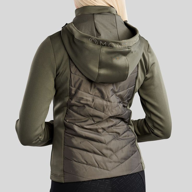 Hybrid Jacket MoEverline Crystals Forest Green