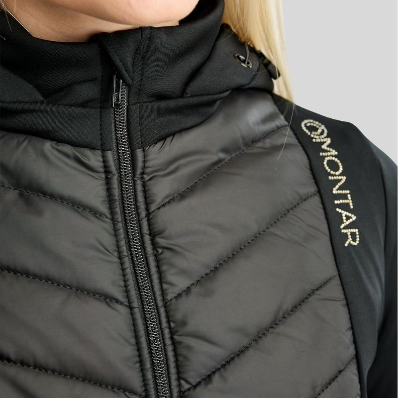 Hybrid Jacket MoEverline Crystals Black