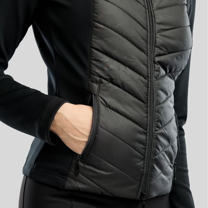 Hybrid Jacket MoEverline Crystals Black