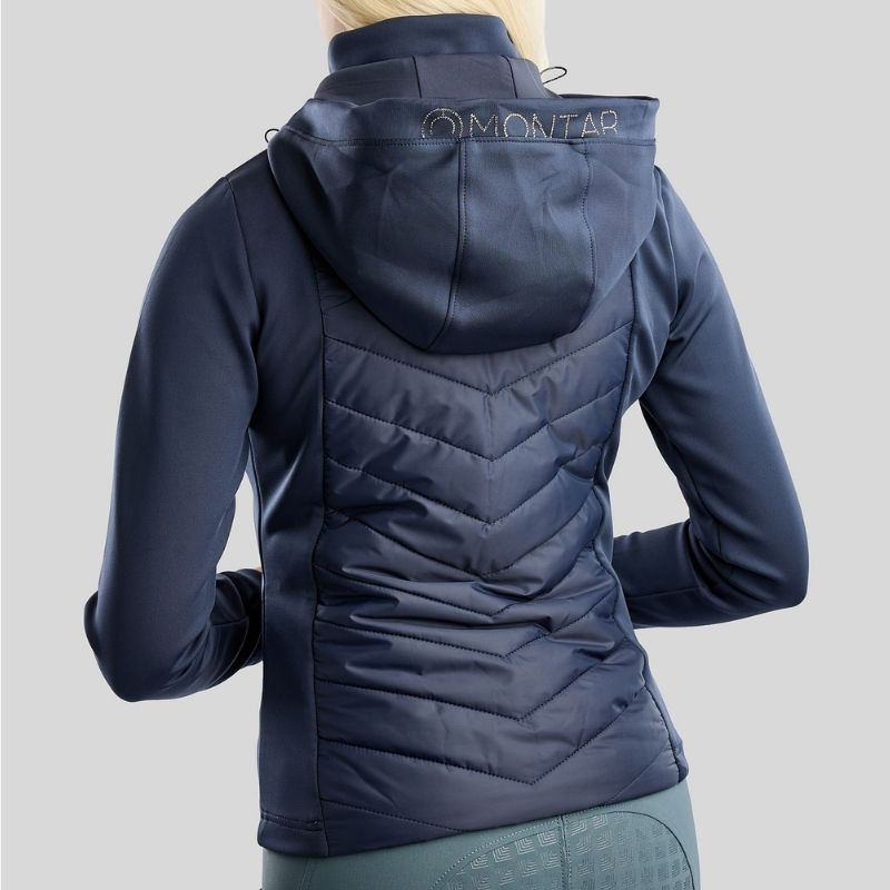 Hybrid Jacket MoEverline Crystals Navy Blue