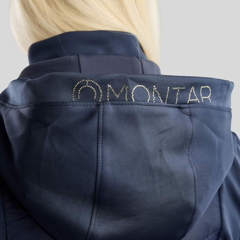 Hybrid Jacket MoEverline Crystals Navy Blue