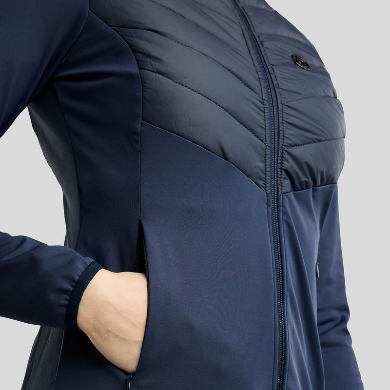 Hybrid Jacket MoAddie Logo Charm Navy Blue