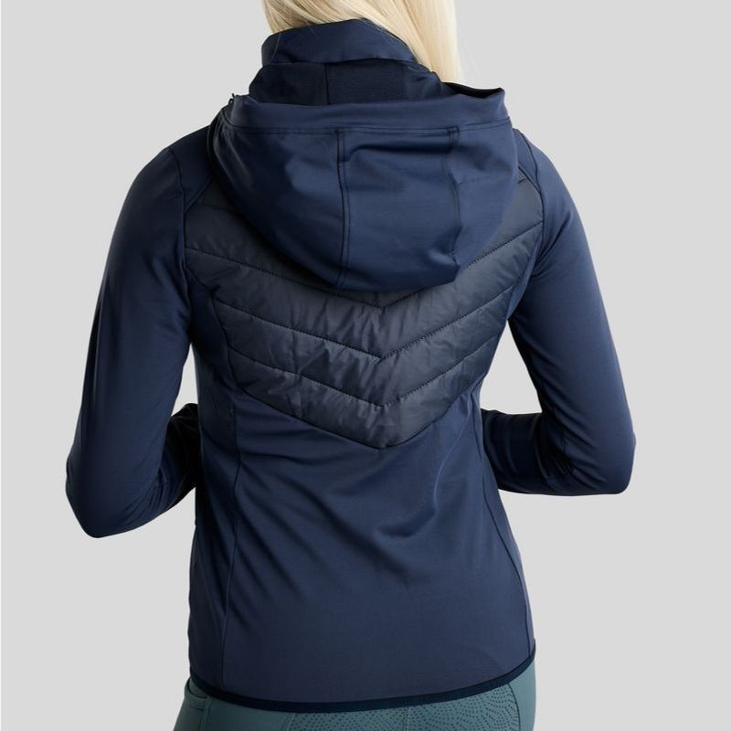 Hybrid Jacket MoAddie Logo Charm Navy Blue