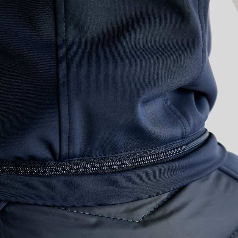 Hybrid Jacket MoAddie Logo Charm Navy Blue