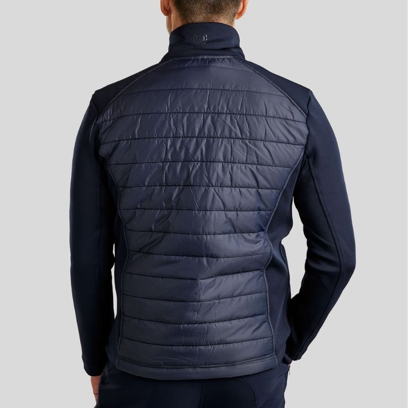 Hybrid Jacket Men Emanuel Softshell Navy Blue