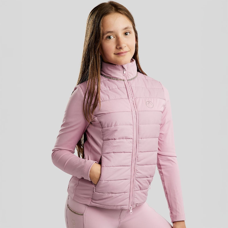 Hybrid Jacket Kids/Junior MoLila Softshell Champagne Crystal Tape Candy Pink